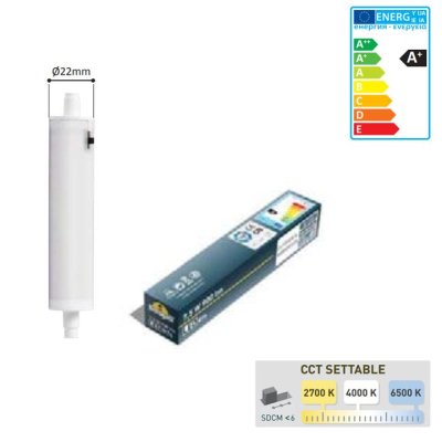 LAMPADINA LED R7S 7,5W CCT SET 2700/4000/6500K 118MM