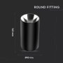 GU10-FITTING-RD-BLACK+CHROME