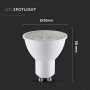 LED LAMPADINA SAMSUNG CHIP GU10 5W TRASPARENTE 3000K 110   160LM/W