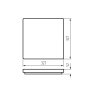 PLAFONIERA LED VARSO HI 36W-NW-L-SE - KANLUX