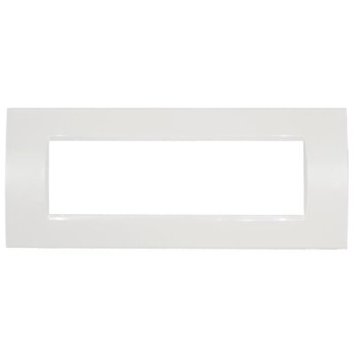 PLACCA 1007-1 7P BIANCA/LGT TECNOPOLIMERO T1