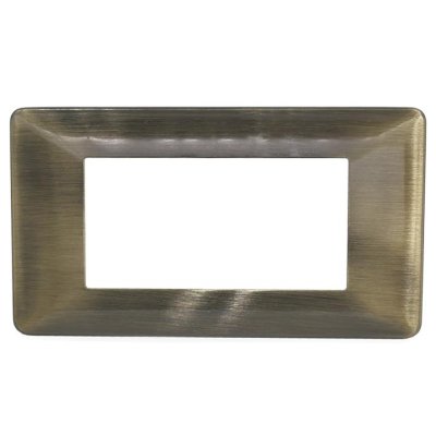 PLACCA 6804-9 BRONZO SPAZZOLATO MTX METAL T3