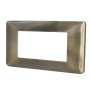 PLACCA 6804-9 BRONZO SPAZZOLATO MTX METAL T3