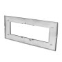 PLACCA 1007-8 7P GRIGIO SCURO/INT TECNOPOLIMERO