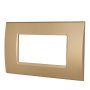 PLACCA 8004-12 4P SABBIA/LGT TECNOPOLIMERO T1