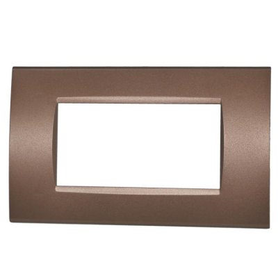 PLACCA 8004-14 4P BRONZO/LGT TECNOPOLIMERO T1
