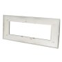 PLACCA 8007-7 7P TESTA DI MORO INT TECNOPOLIMERO T1 BTICINO LIVING ( LGT ) COMPATIBILE