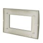 Placca 1004-11 4P Champagne Tecnopolimero BTicino Living (LGT) Compatibile