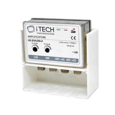 AMPLIFICATORE DA PALO REGOLABILE 1LOG 15-33DB 1UHF 15-33DB O