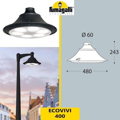ECOVIVI 400 NERO TRASP LED GX53 60W CCT SET
