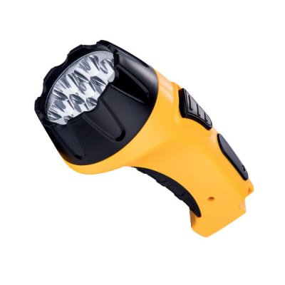 FARETTO PORTATILE CON BATTERIA RICARICABILE E-6630 7LED GIALLO