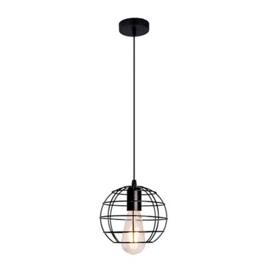 TARA PENDANT 1XE27 BLACK