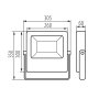 PROIETTORE A LED FL AGOR LED 150W NW - KANLUX