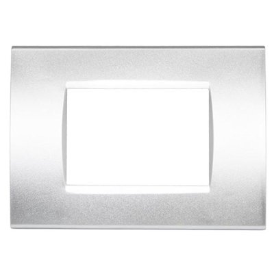 PLACCA 1003-9 3P SILVER/LGT TECNOPOLIMERO T1