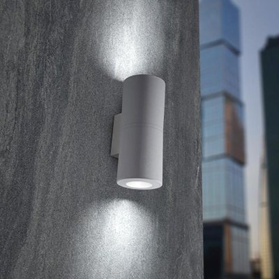 FRANCA 90 2L WALL GREY GU10 2X3,5W CCT 2700/4000K