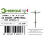 SCATOLA 100PZ TASS. ACC. 4MM   ANCORA SIMMETRICA CON VITE