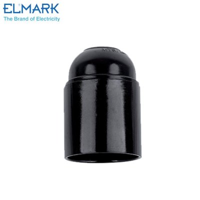 PORTALAMPADA A SOSPENSIONE BAKELITE E27 NERO