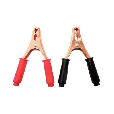 SET DI CLIP A COCCODRILLO L 150 MAX 200A NERO/ROSSO