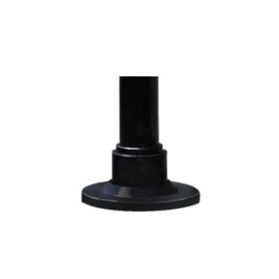 ARGO NERO BASETTA 15CM H E DIAMETRO 60MM PER CANCELLO/MURETT