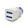ADATT.1SP.CEE 2P+T 16A 250V 2PR. 2P+T16A B/P CAVALIERE