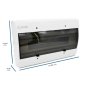 CENTRALINO A 18 VIE IP55 IN PLASTICA SUPERFICIALE