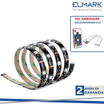 LED STRIP 5050 RGB BOBINA DA 3MT PER CONTROLLER USB