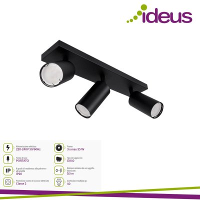 MANAM GU10 3L BLACK