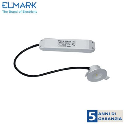 LED DOWNLIGHT 3W 6000K 230V D80 WITH EMERGENCY