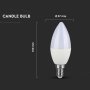 LED LAMPADINA SAMSUNG CHIP 5.5W E14 PLASTICA DIMMERABILE CANDELA 4000K