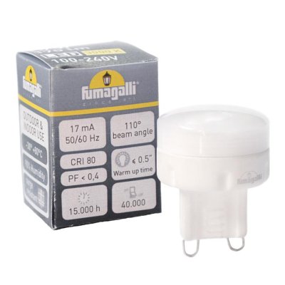LAMPADINA G9 1,7W 3000K 170LUMEN