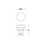 LAMPADINA G9 1,7W 3000K 170LUMEN