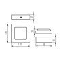 INCASSO KANTI V2LED 6W-NW-W - KANLUX