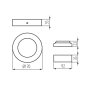INCASSO CARSA V2LED 12W-NW-B - KANLUX
