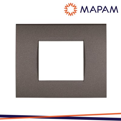 PLACCA 1002-7 2P TESTA DI MORO/LGT TECNOPOLIMERO
