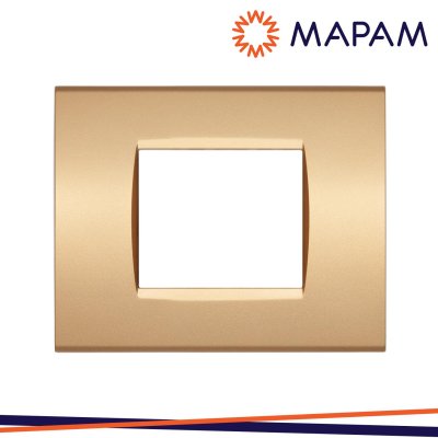 PLACCA 1002-12 2P SABBIA/LGT TECNOPOLIMERO
