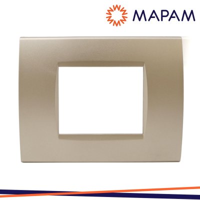 PLACCA 8002-13 2P ORO/LGT TECNOPOLIMERO