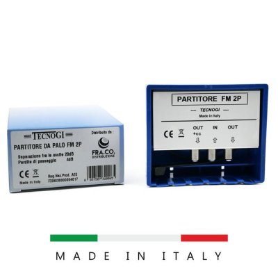 PARTITORE DA PALO A 2 USCITE