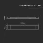 40W LED GRILL FITTING SAMSUNG CHIP 120CM 120 LM/W 6500K