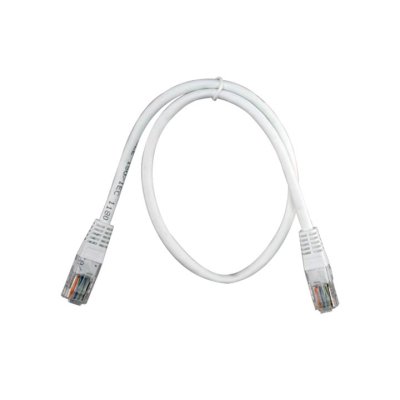 CAVO CAT5 0,5MT UTP CONNETTOR I RJ45 BIANCO SAFIRE