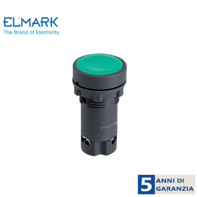 PULSANTE EL-EA31 NO VERDE