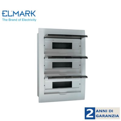 CENTRALINO A 3X12 VIE MONTAGGIO INCASSO IP40