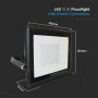 50W LED PROIETTORE SAMSUNG CHIP CORPO NERO 4000K