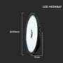 LED SOSPENSIONE INDUSTRIALE SAMSUNG CHIP 150W 115 LM/W 4000K