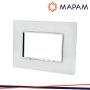 PLACCA VETRO 5003BL-1 T3 3P BIANCO MTX