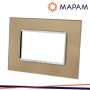 PLACCA VETRO 5003BL-4 T3 3P ORO