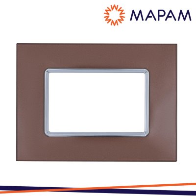 PLACCA VETRO 5003BL-7 T3 3P BRONZO
