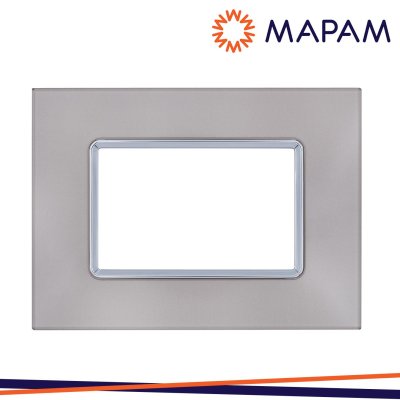 PLACCA VETRO 5003BL-8 T3 3P PLATINO MTX