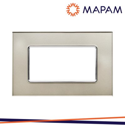 PLACCA VETRO 5004BL-5 T3 4P CHAMPAGNE
