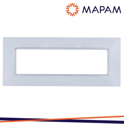 PLACCA VETRO 5006BL-1 T3 6P BIANCO