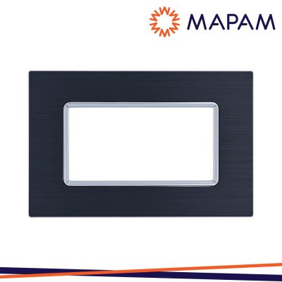 PLACCA ALLUMINIO 5004LL-1 T3 4P NERO